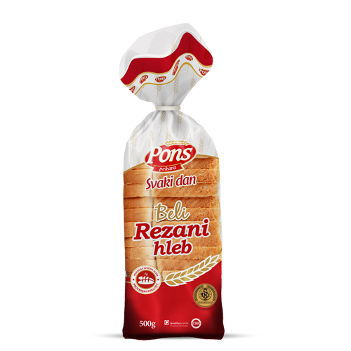 Extra beli hleb rezani 500g