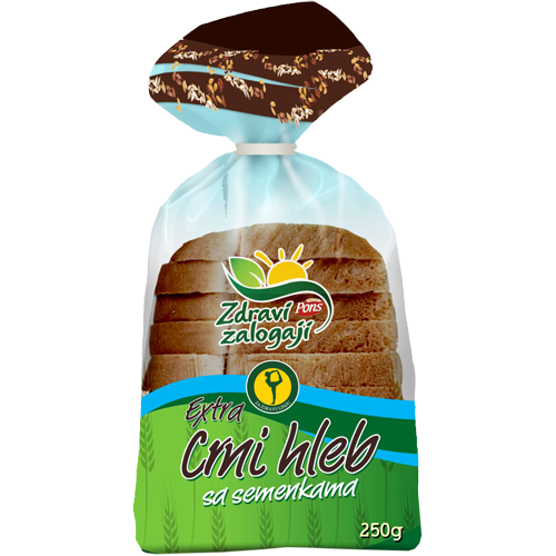 Extra crni hleb sa semenkama 250g