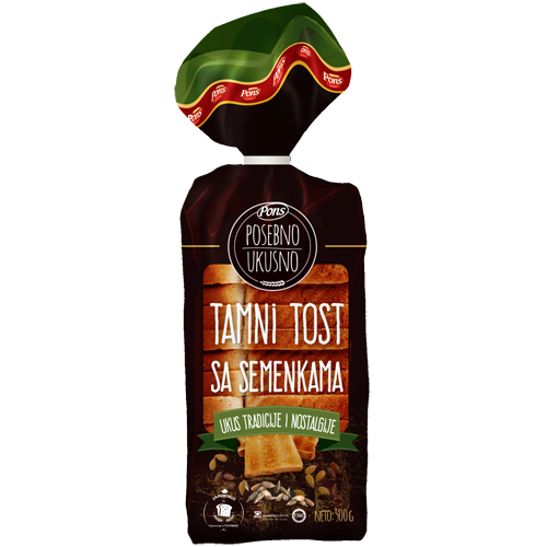 Tamni tost sa semenkama 500g