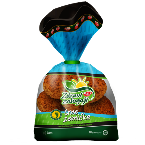 Premium crne zemičke 300g 10/1