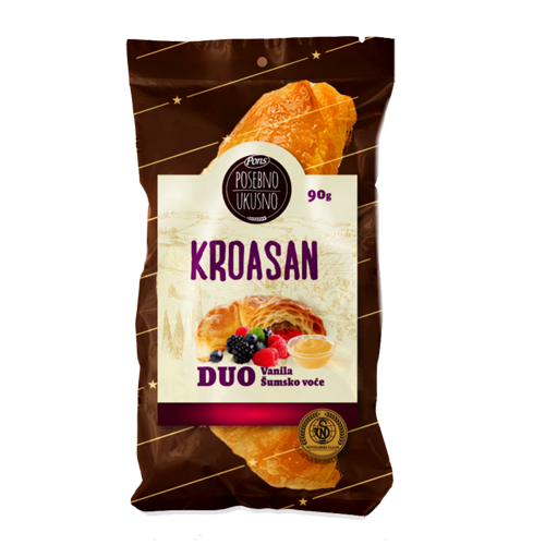 Premium kroasan vanila šumsko voće 90g